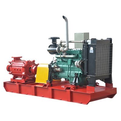 پمپ آتش نشانی موتور دیزل 1200 GPM سری XBC فشار 12 بار اتوماتیک