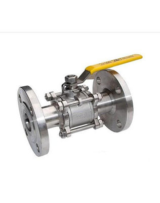Good price SS304 SS316 CF8M جنس چدن شیر توپی سه تکه فلنج آنلاین