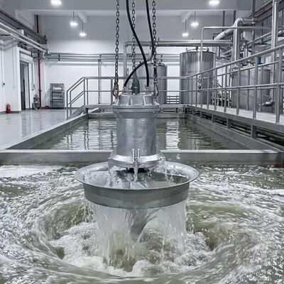 قیمت خوب میکسر شناور برقی با توان 0.85 تا 22 کیلووات مناسب برای تصفیه فاضلاب و اختلاط مواد شیمیایی آنلاین