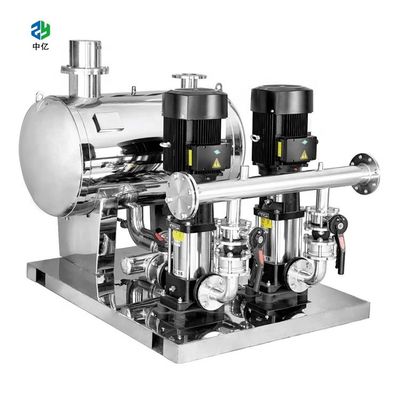 تجهیزات پمپ تامین آب عمودی/افقی برای منبع آب تبدیل فرکانس فشار غیرمنفی