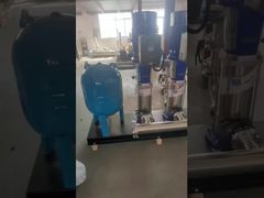 مجموعه پمپ بوستر آب با منیفولد استیل ضد زنگ، لوله کشی و مخزن فشار